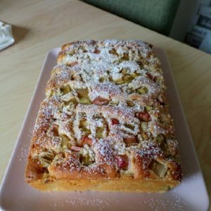 Rhabarber Joghurt Kuchen Rezept 3 Rhabarber-Joghurt-Kuchen