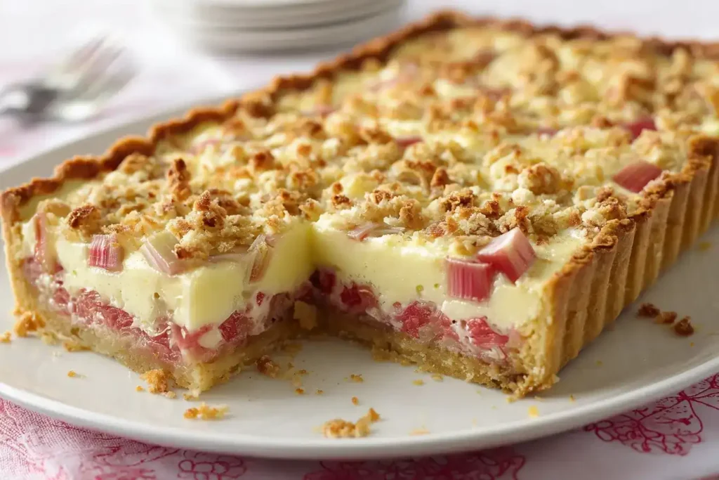 Creme-Kuchen mit Rhabarber – So gelingt das beste Rezept 2
