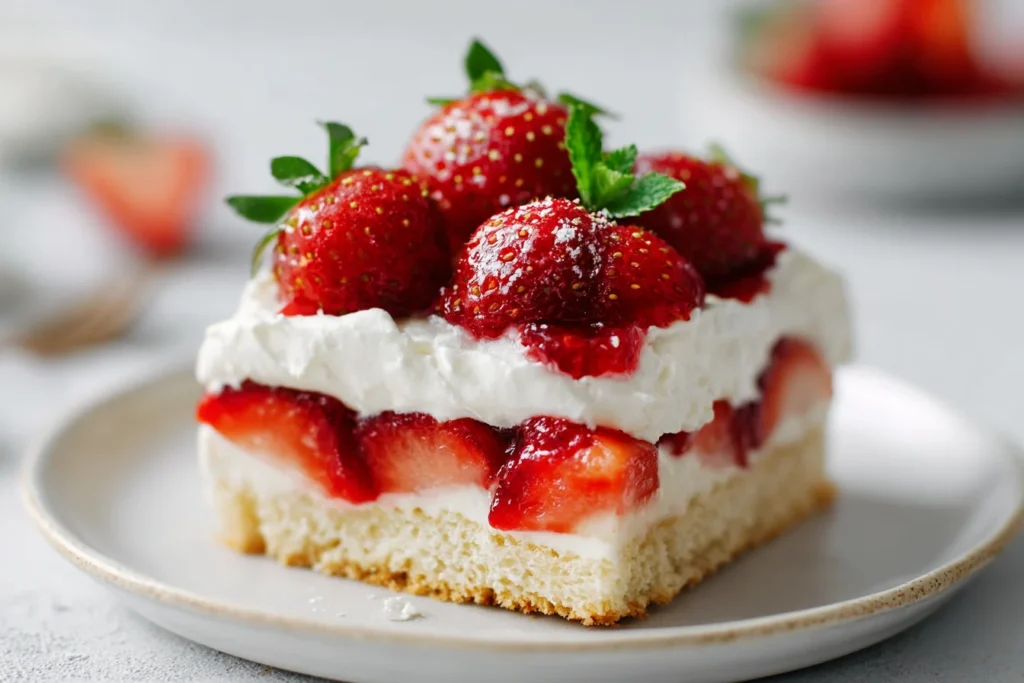 Erdbeer Mascarpone Biskuit Blitz Kuchen Erdbeer Mascarpone Biskuit Blitz Kuchen