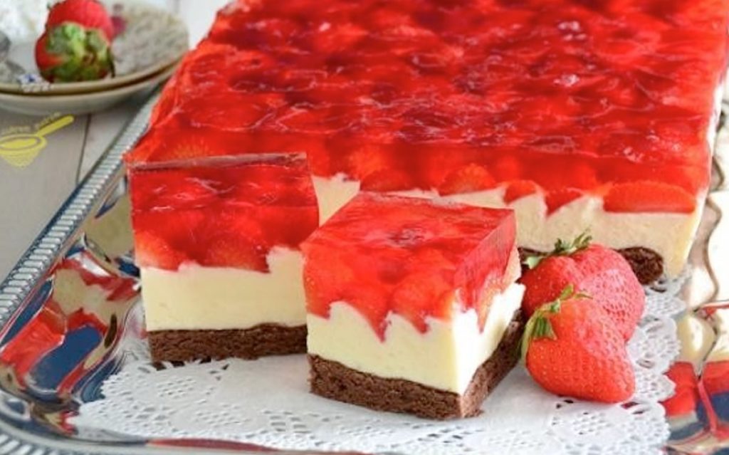 Erdbeerkuchen mit Quark & Mascarponecreme Rezept Erdbeerkuchen mit Mascarponecreme