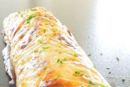 Käserolle mit 400 gr Rinderhack & 1 Rolle Blätterteig