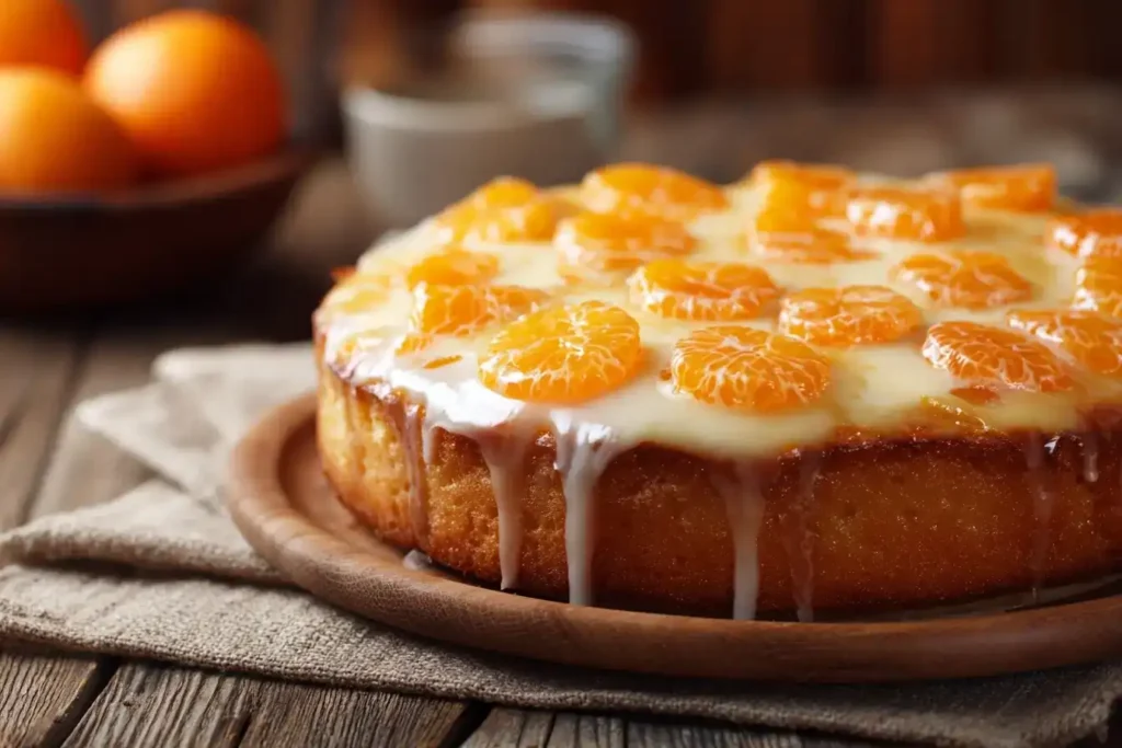 Mandarinen-Schmand-Kuchen Himmlisch lecker Rezept zum Nachbacken