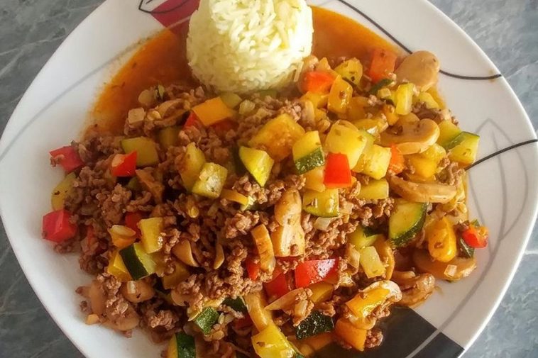 Hackfleisch Gemüse Pfanne - Einfache Rezepte