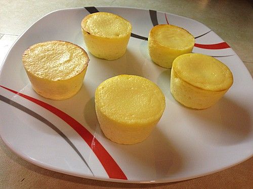 leckeren Käsekuchen-Muffins