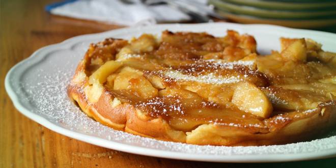Low Carb Apfel-Zimt-Pfannkuchen fürs Frühstück