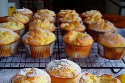 Quark Muffins mit Pudding in 10 Minuten gebacken