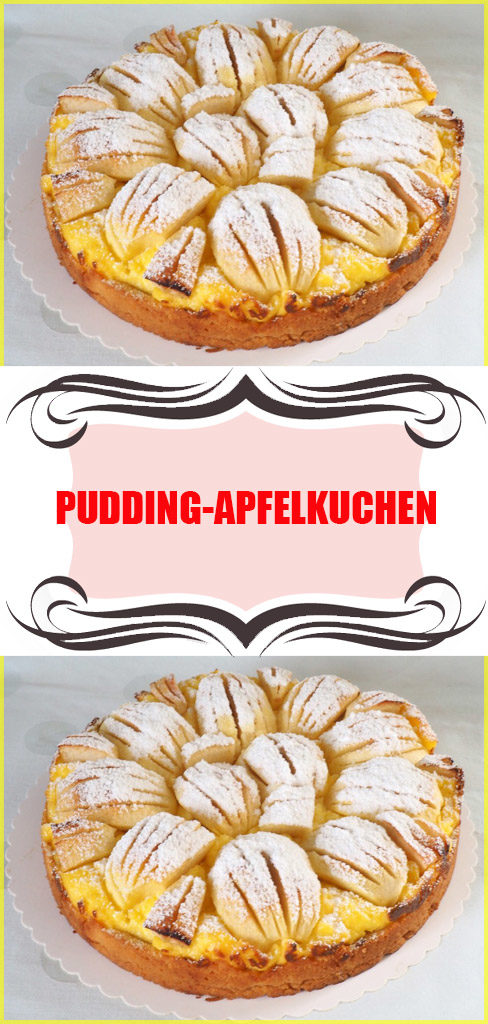 Pudding Apfelkuchen