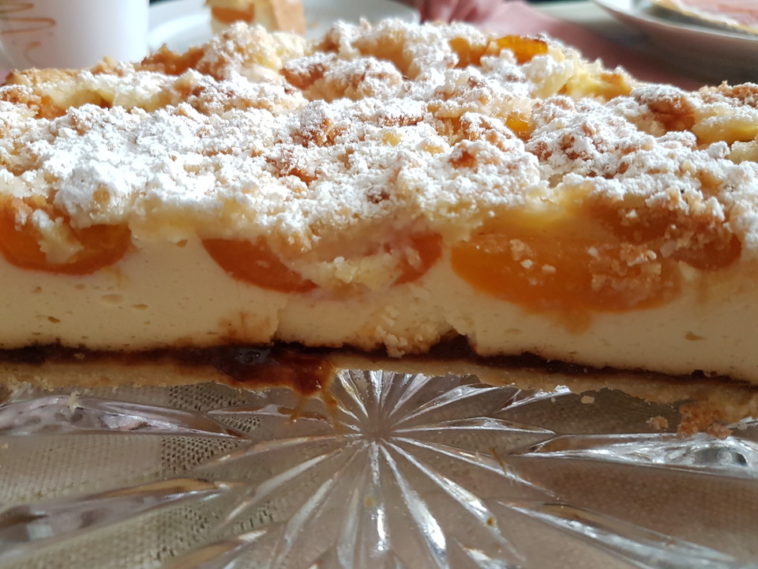 Ungarischer Quark-Aprikosen-Kuchen
