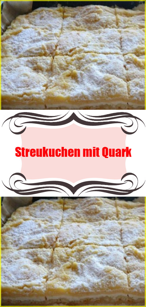 Streukuchen mit Quark