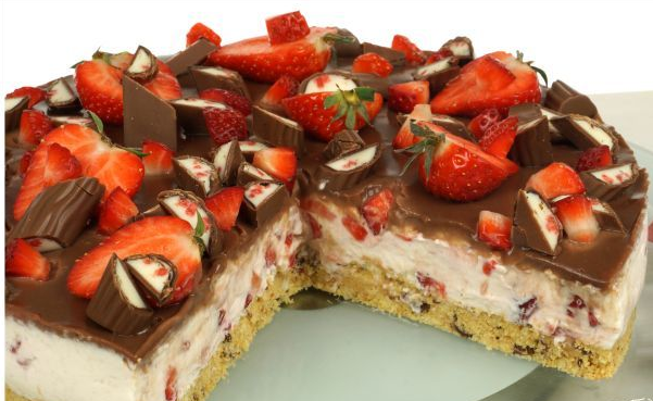 Yogurette Erdbeer Torte