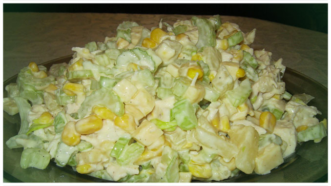 Apfel-Porree-Salat