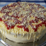 Erdbeer Spaghettieis Torte