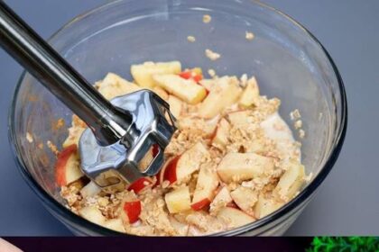 Apfelmuffins mit 60 g Haferflocken gut zum abnehmen Rezept