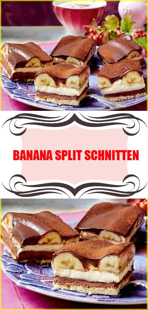 Banana Split Schnitten