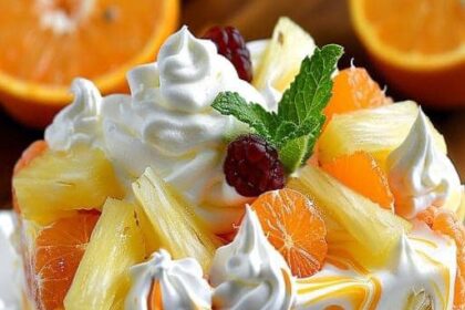 Achtung Leute Suchtgefahr, Fantakuchen mit Mandarinen und Ananas