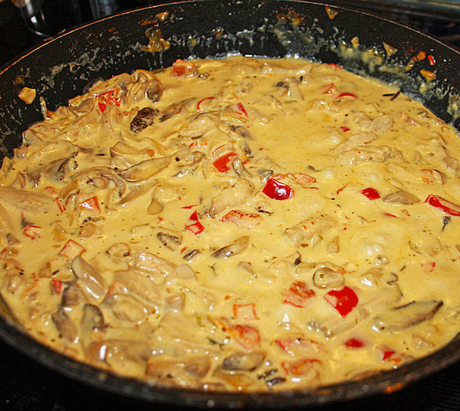 Sahne Käse Geschnetzeltes, der süchtig macht Rezept 2 Sahne Käse Geschnetzeltes, der süchtig macht Rezept