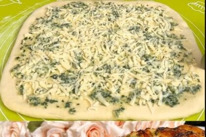 Schmeckt dermassen lecker, Knoblauchbrot mit 120g Parmesankäse