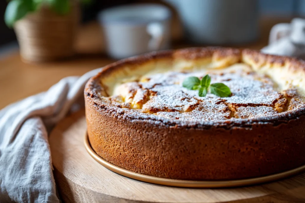 Faule-Weiber-Kuchen mit Quark und Schmand 2