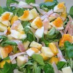 Low Carb Fruchtiger Feldsalat mit Mango und Schinken Rezept