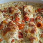Low Carb Rezepte – Mozzarella-Hähnchen in Basilikum-Sahnesauce