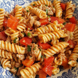 Nudel-Hack-Salat Rezept 2 Nudel-Hack-Salat