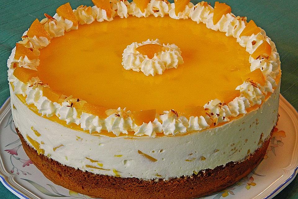 Pfirsich Vanille Torte