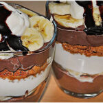 Bananen-Vanille-Schokocreme-Dessert