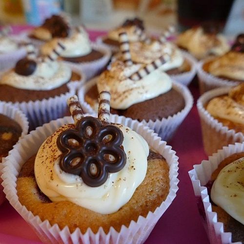 Donauwellen Muffins Rezept 2 Donauwellen-Muffins