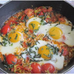 Eier-Tomaten-Pfanne schnelles und leichtes