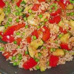 Gemüse-Reis-Pfanne zum Abnehmen