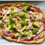 Pizzaboden eiweißreich mit schneller Zubereitung