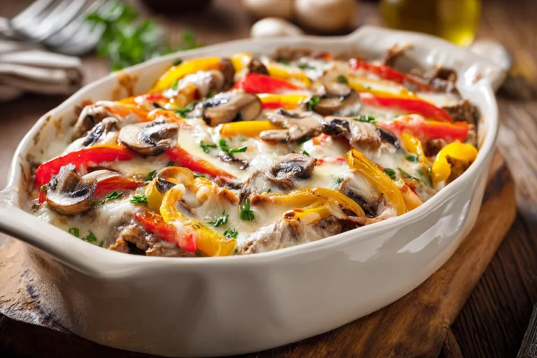 Überbackenes Gyros in Käse-Sahne-Sauce