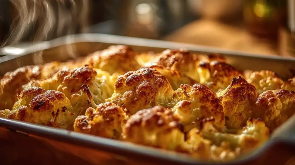 Blumenkohl, Kartoffeln, Käse und Sahne als Zutaten für Blumenkohlauflauf