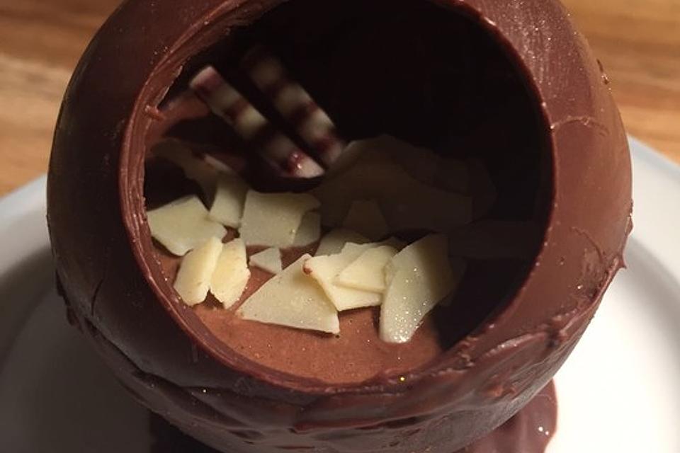 Echtes Mousse au chocolat, ohne Sahne und Rum - Einfache Rezepte
