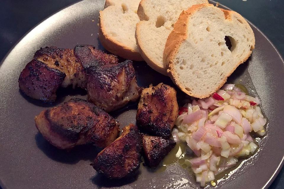 Griot – gebratenes bzw. frittiertes Schweinefleisch (haitianisches Rezept)