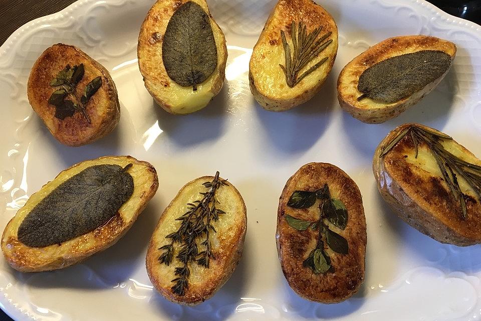 Ofenkartoffeln mit frischen Kräutern