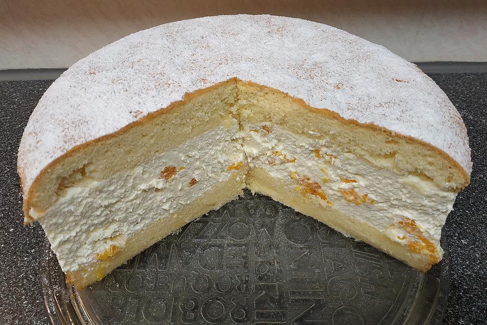 Ulis weltbeste cremigste Käsesahne - Torte