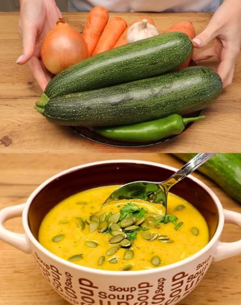 Die Suppe ist ein vergessener Schatz Sie brauchen nur 300 g Zucchini