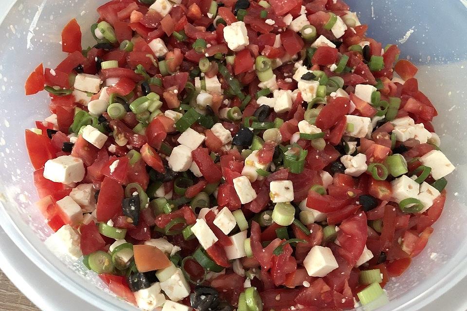 Griechischer Tomatensalat à la Dimitrios - Einfache Rezepte