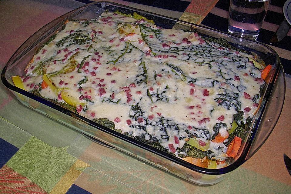 Wirsing-Lasagne - Einfache Rezepte