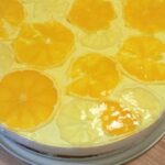 Schneller Zitronenkuchen auf dem Blech
