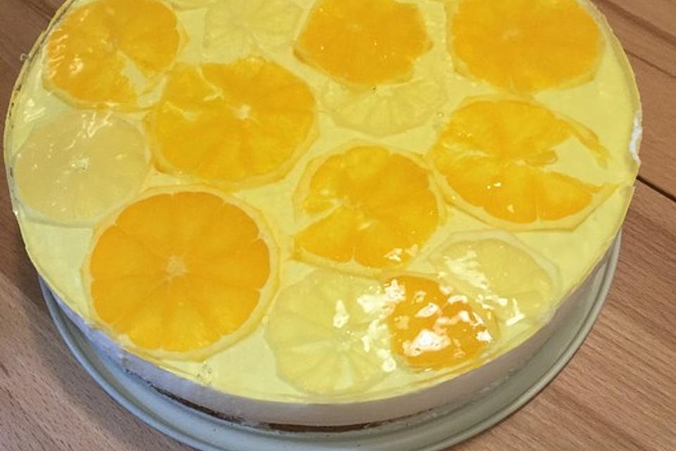 Schneller Zitronenkuchen auf dem Blech