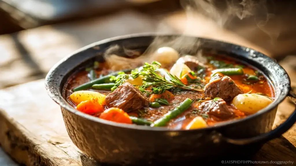 Bohneneintopf mit grünen Bohnen – Deftiger Klassiker Bohneneintopf mit grünen Bohnen – Deftiger Klassiker