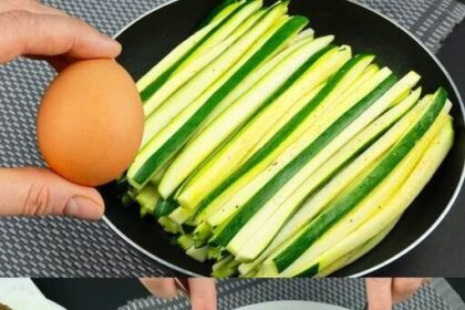 Fur mich besser als Fleisch, Zucchini mit 100 g Parmesankäse