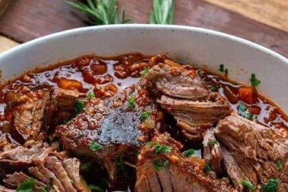Italienischer Schmorbraten mit Knoblauch passt einfach immer!