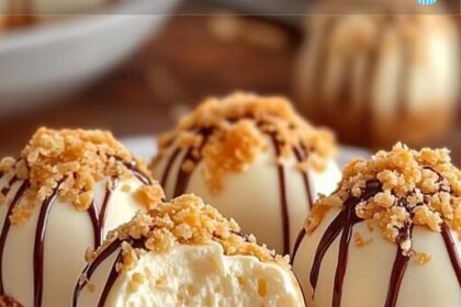 Käsekuchen Kugeln ein Blitzrezept in 10 Minuten zubereitet Rezept