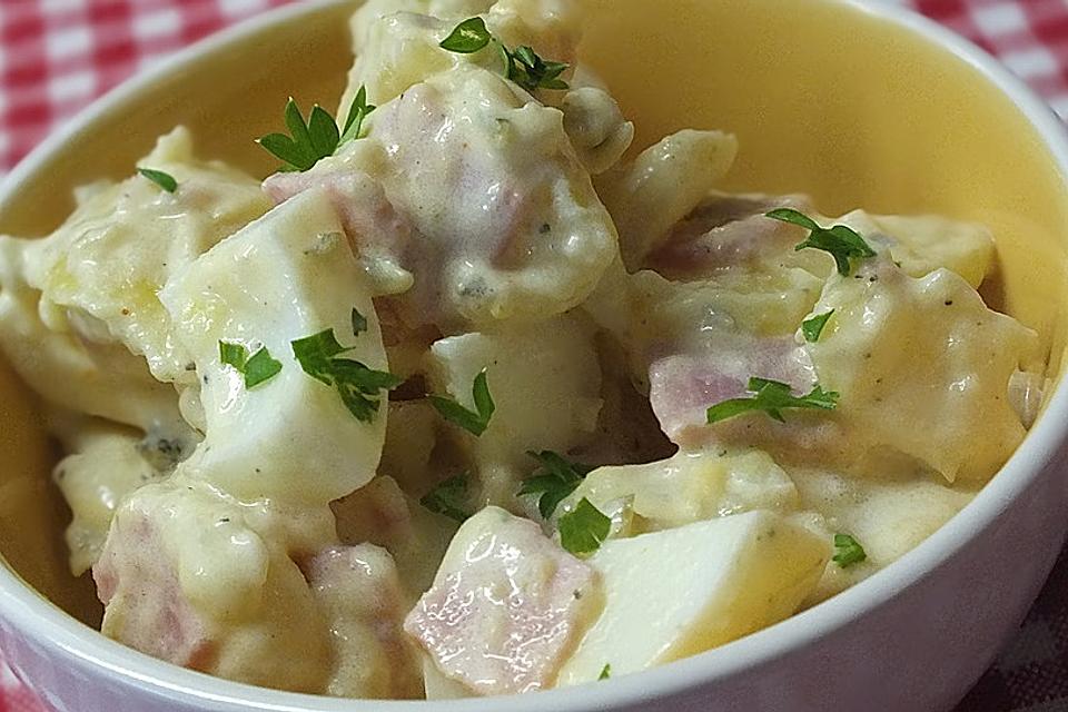 Kartoffelsalat mit Schinken