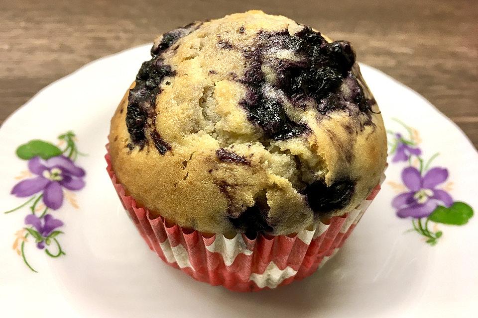 Blaubeer-Buttermilch Muffins