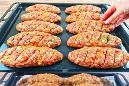 Besser als Frikaddeln das backe ich sicher 2x pro Woche nur 850g Hackfleisch
