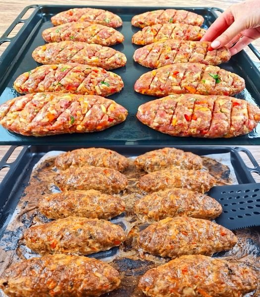 Besser als Frikaddeln das backe ich sicher 2x pro Woche nur 850g Hackfleisch